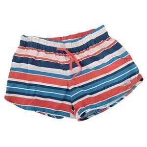 North Face Women Small Class V Water Shorts Striped Swim Active Coastal Gorpcore